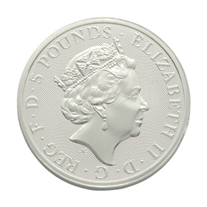 2018 2oz Unicorn Of Scotland Queen's Beasts silver coin - Image 2