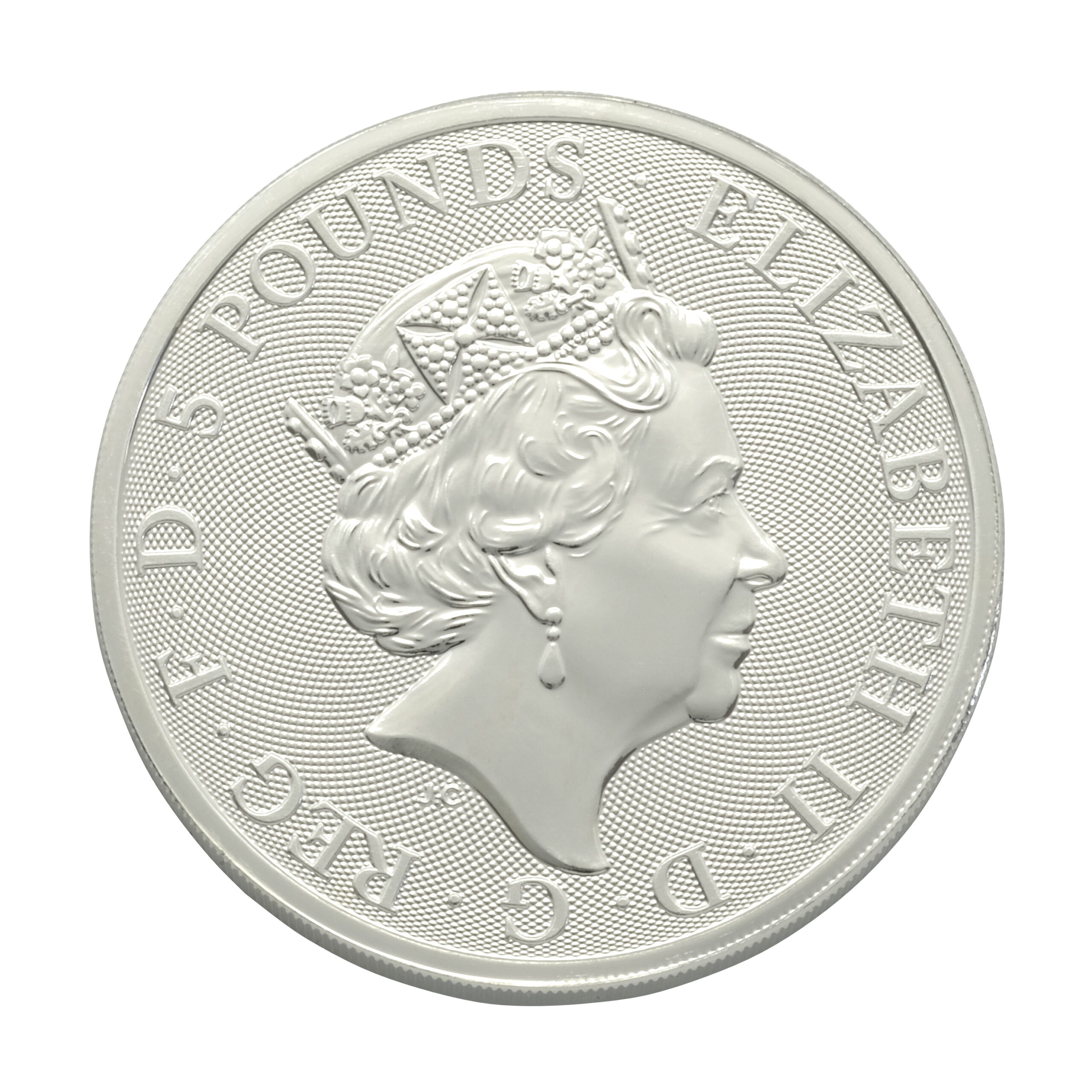 2018 2oz Unicorn Of Scotland Queen's Beasts silver coin - Image 2