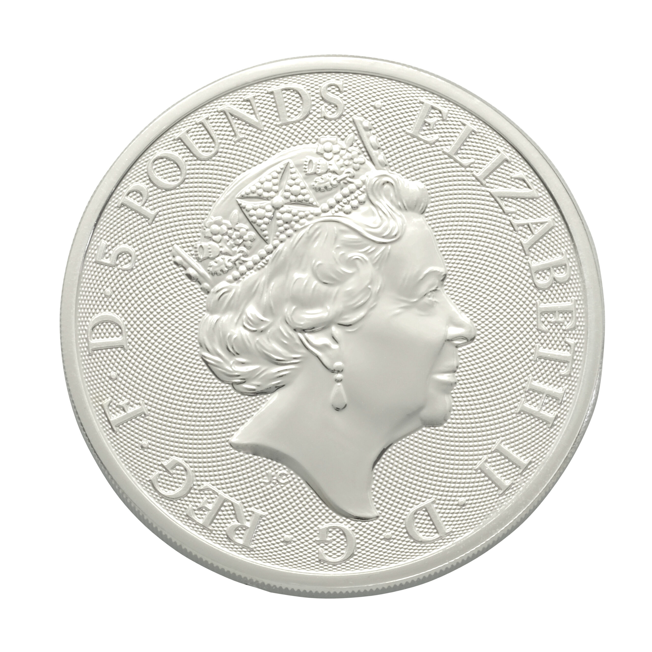 2020 2oz White Horse Of Hanover Queen's Beast Silver Coin - Image 2