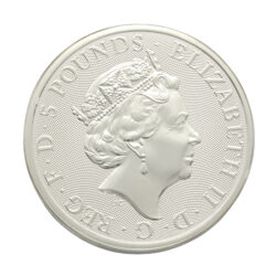 2021 2oz White Greyhound Of Richmond Silver Coin