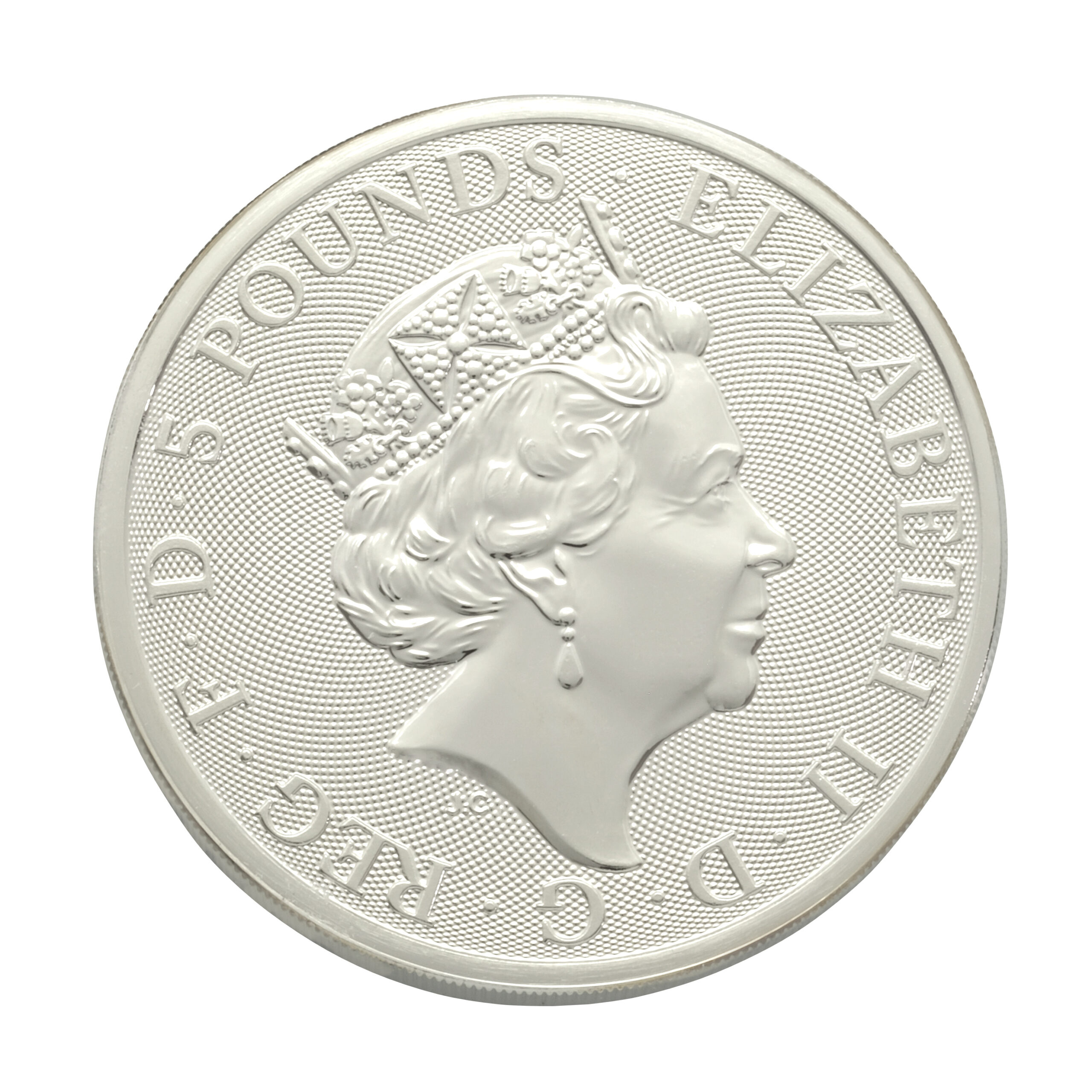 2021 2oz White Greyhound Of Richmond Silver Coin - Image 2