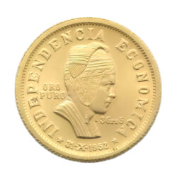 Bolivian 3.5 Gramos 1952 Revolution Gold Coin