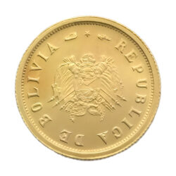 Bolivian 3.5 Gramos 1952 Revolution Gold Coin
