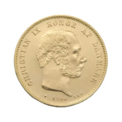 Danish 20 Kroner Christian IX Gold Coin