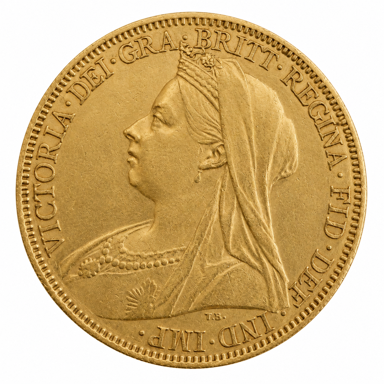 1895 Full Sovereign Gold Coin (Sydney Mint) - Image 2