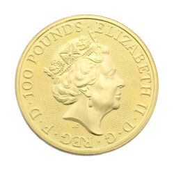 2019 1oz Yale Of Beaufort Queen&#8217;s Beast Gold Coin