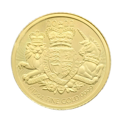 2022 1/10oz Coat Of Arms Britannia Gold Coin