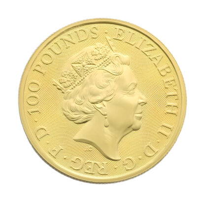 2018 1oz Black Bull Of Clarence Queen's Beast Gold Coin - Image 2