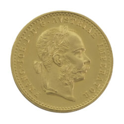 1885 Austrian 1 Ducat Francis Joseph I Gold Coin