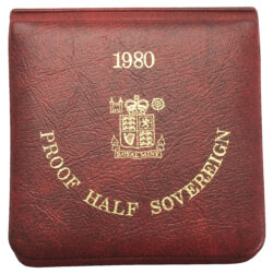 1980 Proof Gold Half Sovereign Coin