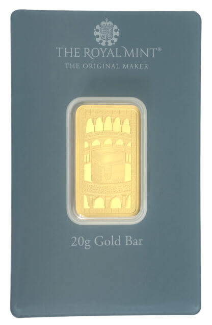 Royal Mint Kaaba 20g Gold Bullion Minted Bar