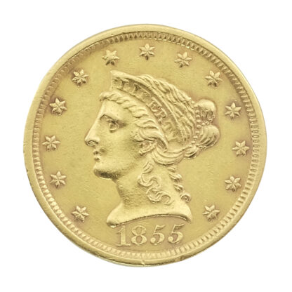 American Quarter Eagle $2.50 Coronet Head Gold Coin