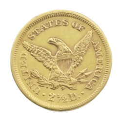 American Quarter Eagle $2.50 Coronet Head Gold Coin