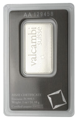 Valcambi 1oz Platinum Bar