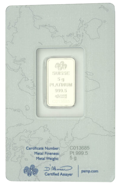 PAMP 5g Platinum Lady Fortuna Bar - Image 2