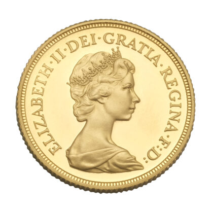 1982 Proof Gold Full Sovereign Coin - Image 5