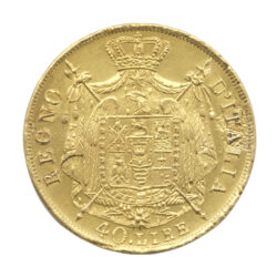 Italian 40 Lire Napoleon I Gold Coin