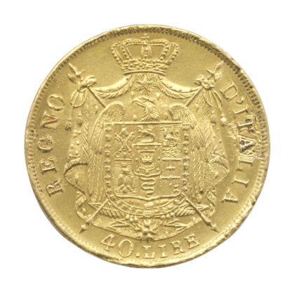 Italian 40 Lire Napoleon I Gold Coin