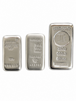 Best Value 250g 999 Silver Bar