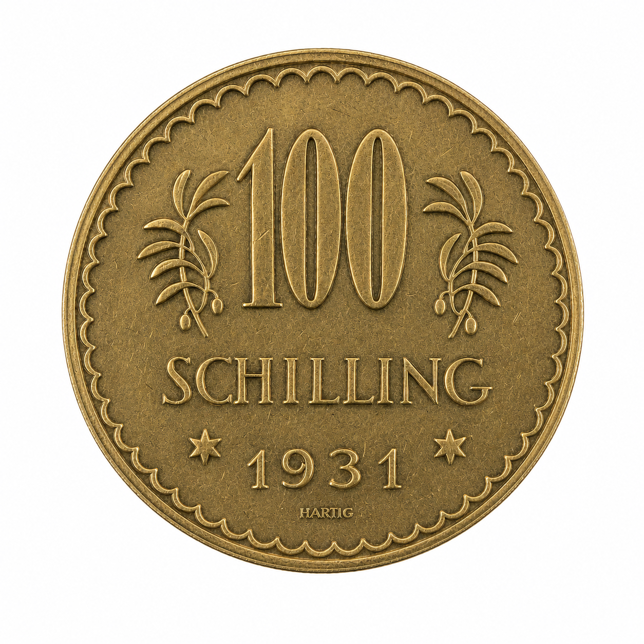 Austrian 1931 100 Schilling Gold Coin - Image 2