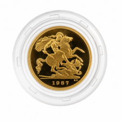 1987 Proof Half Sovereign Gold Coin
