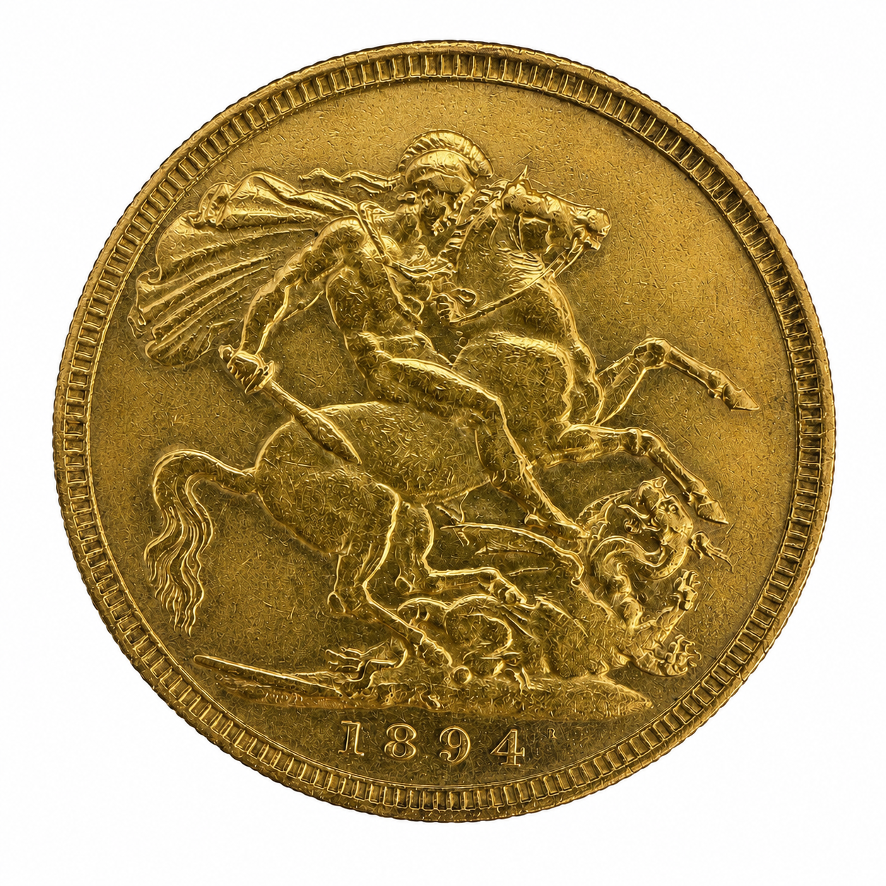 1894 Full Sovereign Gold Coin (Sydney Mint)