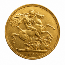 1904 Full Sovereign Edward VII Gold Coin