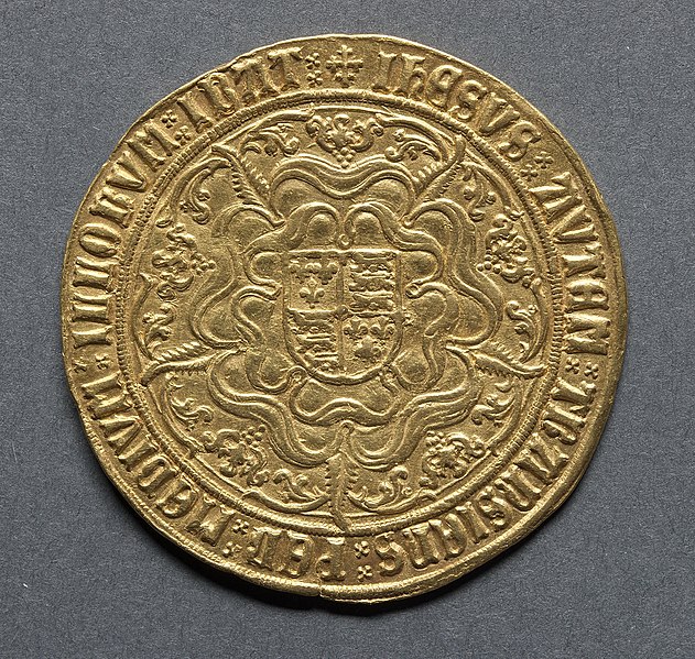 Henry VII, 1485-1509 – Sovereign (reverse)