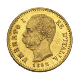 Best Value Umberto I 20 Lire Italian Gold Coin