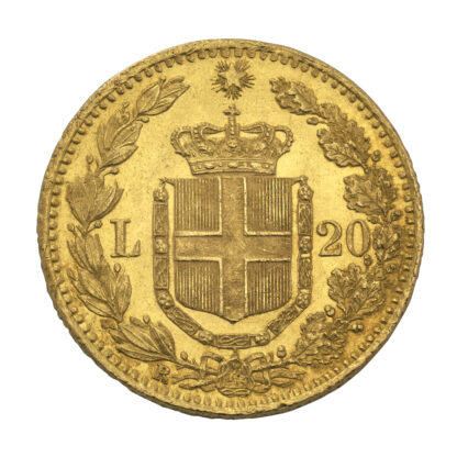 Best Value Umberto I 20 Lire Italian Gold Coin - Image 2