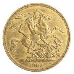 1902 Double Sovereign Gold Coin