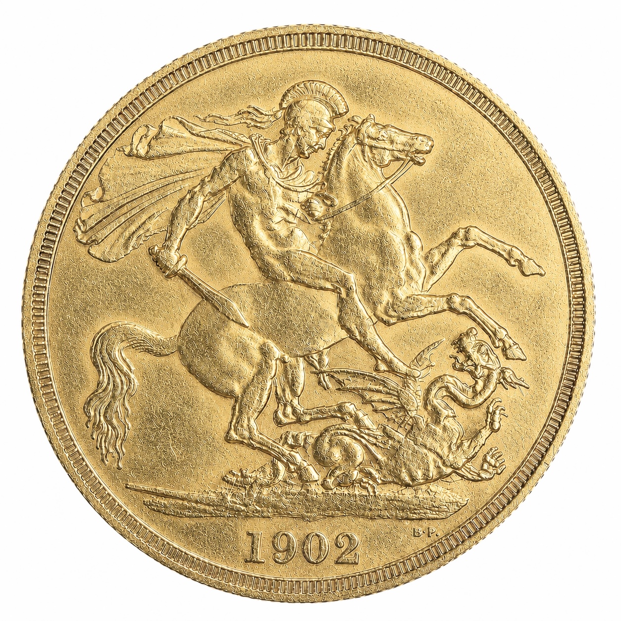 1902 Double Sovereign Gold Coin