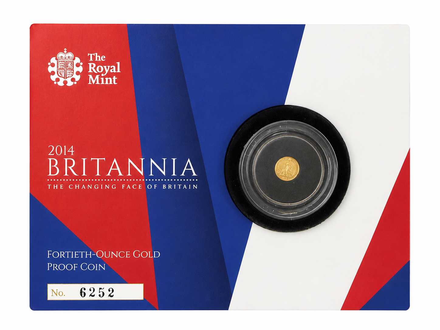 2014 Britannia (The Changing Faces Of Britain) 1/40oz Gold Coin