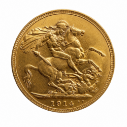 1914 Full Sovereign Gold Coin