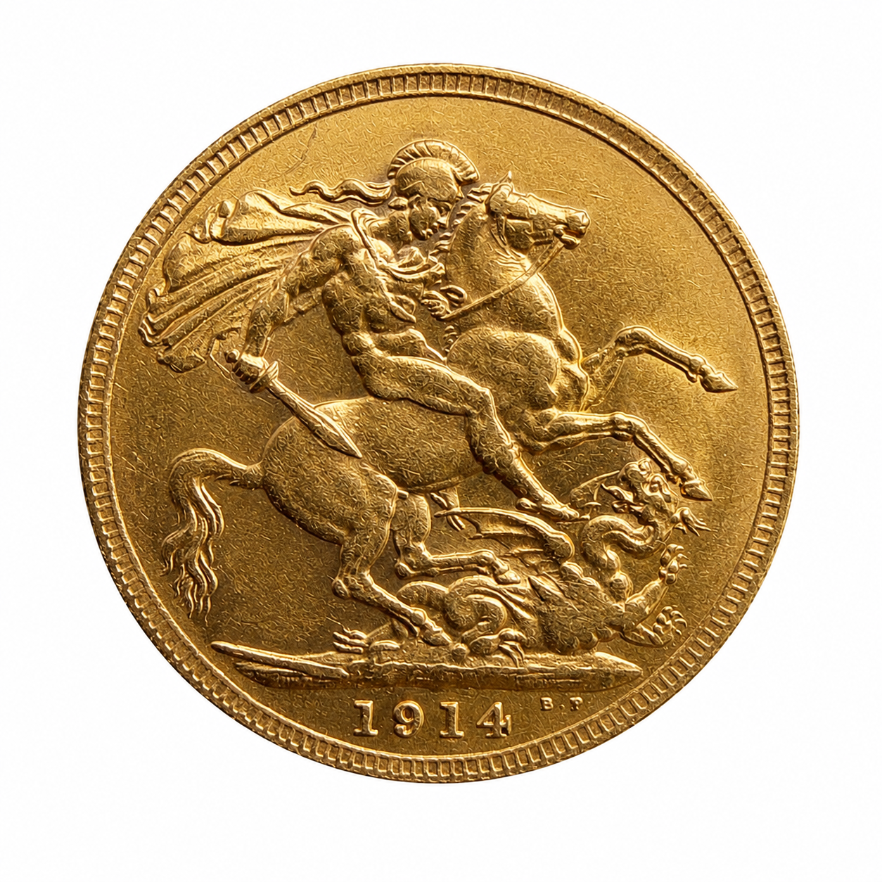 1914 Full Sovereign Gold Coin