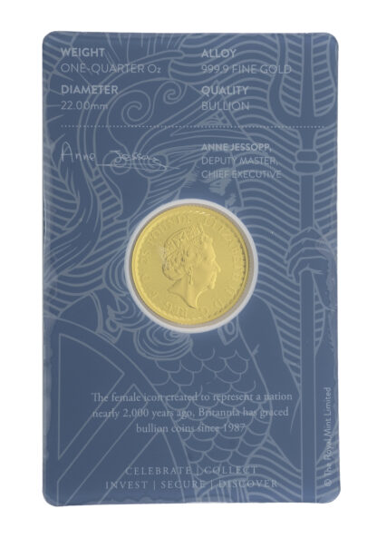 Best Value 1/4 OZ Britannia Gold Coin - Blister Pack - Image 2