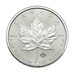 Best Value 1oz Platinum Canadian Maple Coin