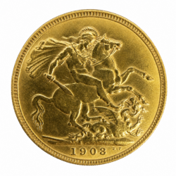 1903 Full Sovereign Edward VII Gold Coin