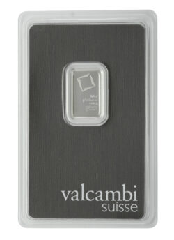 2.5g Valcambi Platinum Bar