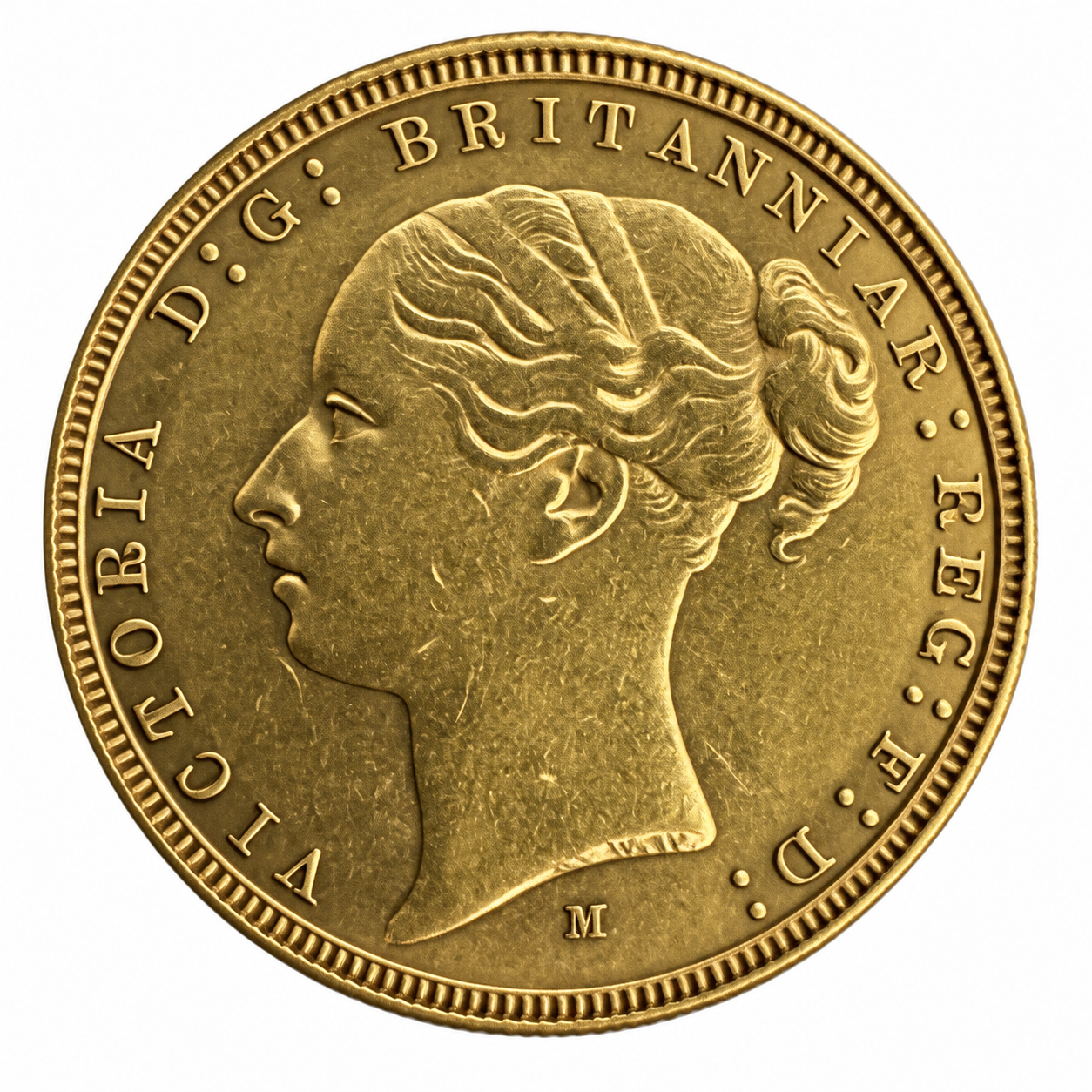 1885 Full Sovereign Gold Coin (Melbourne Mint) - Image 2