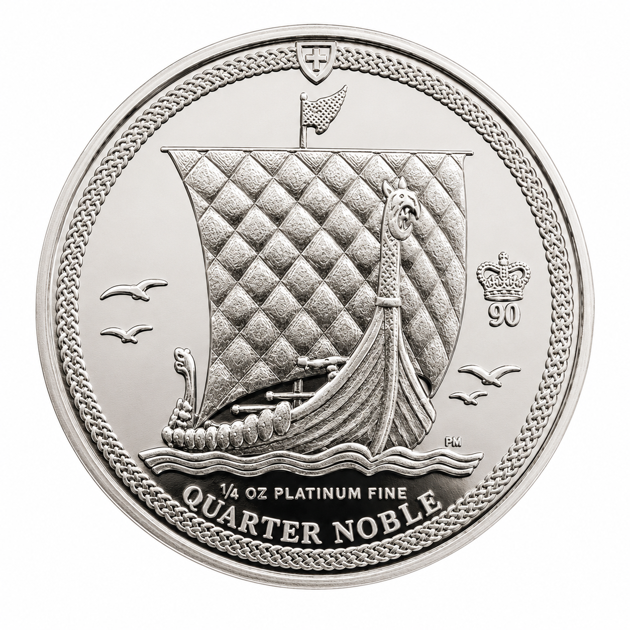 Best Value Isle of Man 1/4oz Noble Platinum Coin