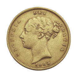 Best Value Young Victoria Shield Back Half Sovereign Gold Coin