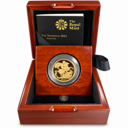 2015 Proof Full Sovereign Gold Coin Fourth Head