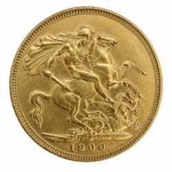 1900 Full Sovereign Gold Coin