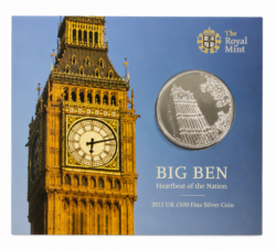 2015 Big Ben £100 Silver 2oz Coin
