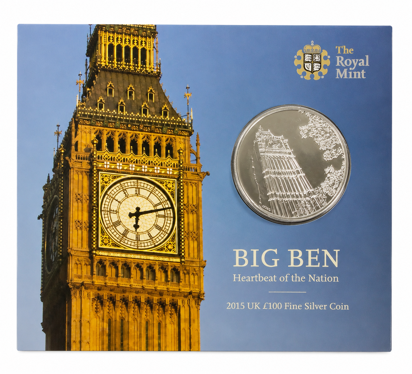 2015 Big Ben £100 Silver 2oz Coin