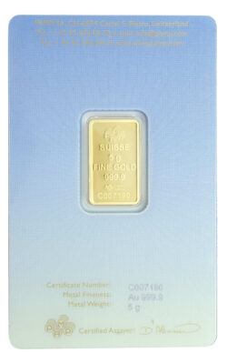 PAMP 5g Lakshmi Faith Series Gold Bar