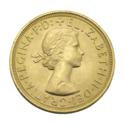 1957 Gold Full Sovereign Coin