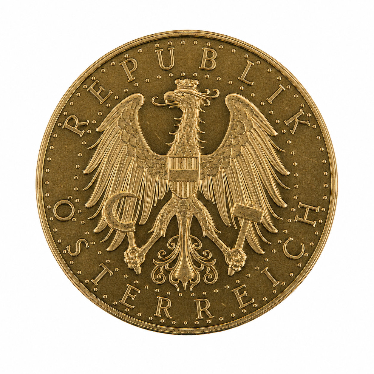 Austrian 1931 100 Schilling Gold Coin
