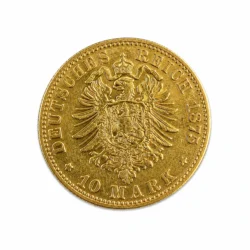Best Value German 10 Mark Gold Coin 1872-1880 – Wilhelm (C)